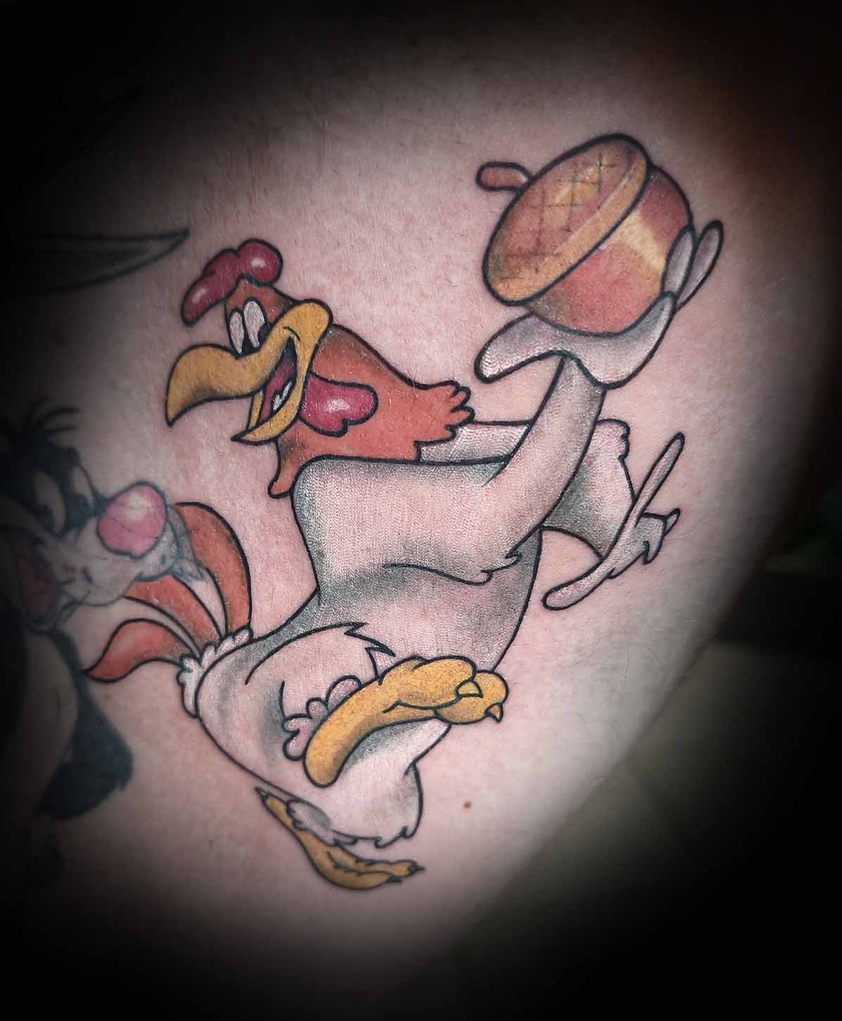 chill ink tatuaz kreskowkowy kogut