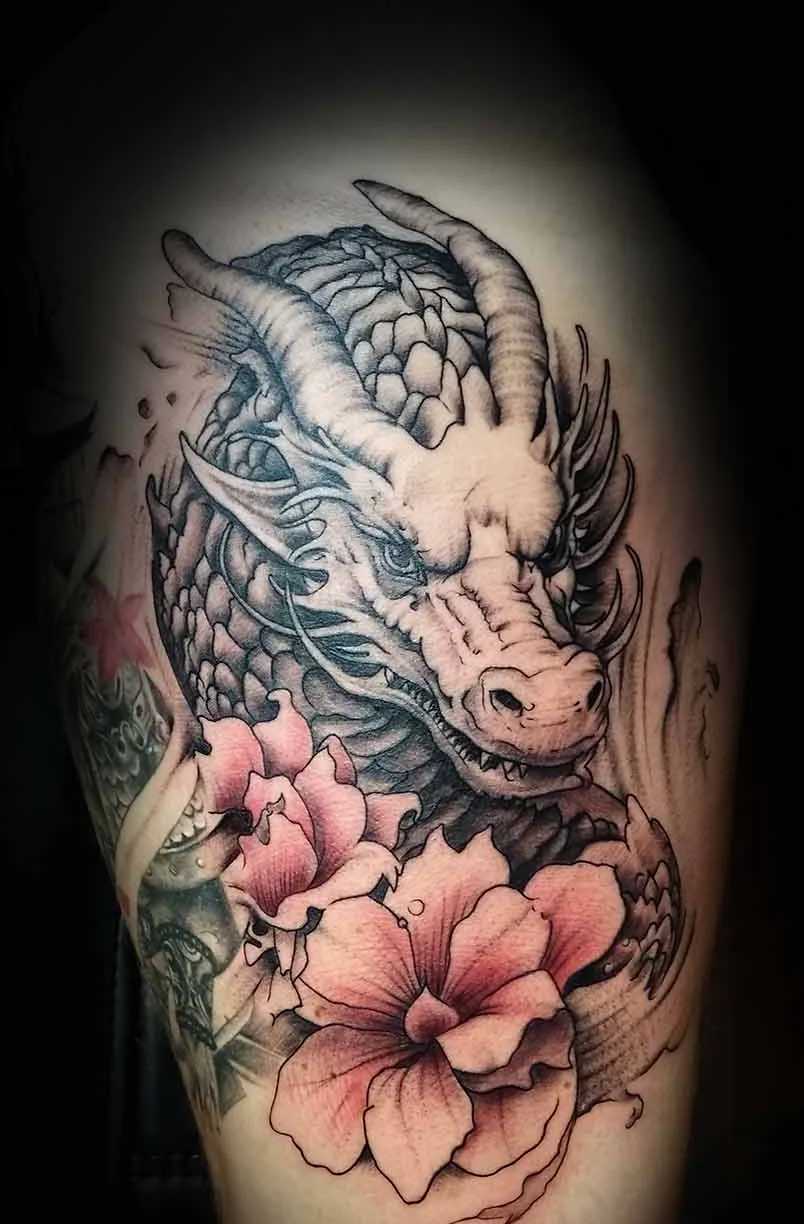 chill ink tatuaz smok cropped